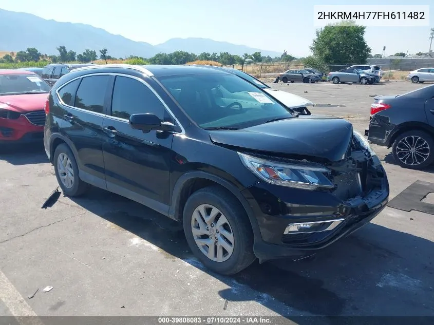 2015 Honda Cr-V Exl VIN: 2HKRM4H77FH611482 Lot: 39808083