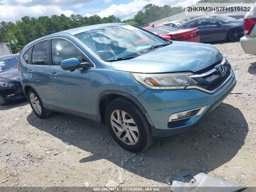 2015 Honda Cr-V Ex VIN: 2HKRM3H57FH519622 Lot: 39834473