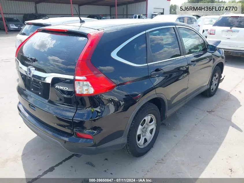 5J6RM4H36FL074770 2015 Honda Cr-V Lx