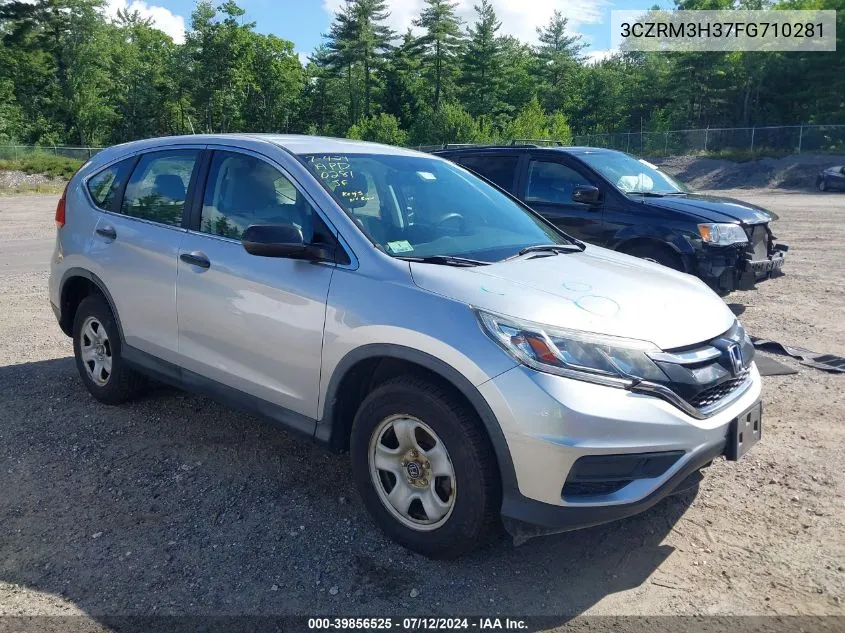 2015 Honda Cr-V Lx VIN: 3CZRM3H37FG710281 Lot: 39856525