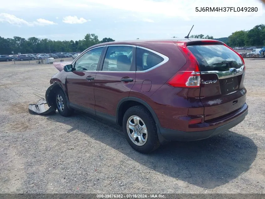 5J6RM4H37FL049280 2015 Honda Cr-V Lx