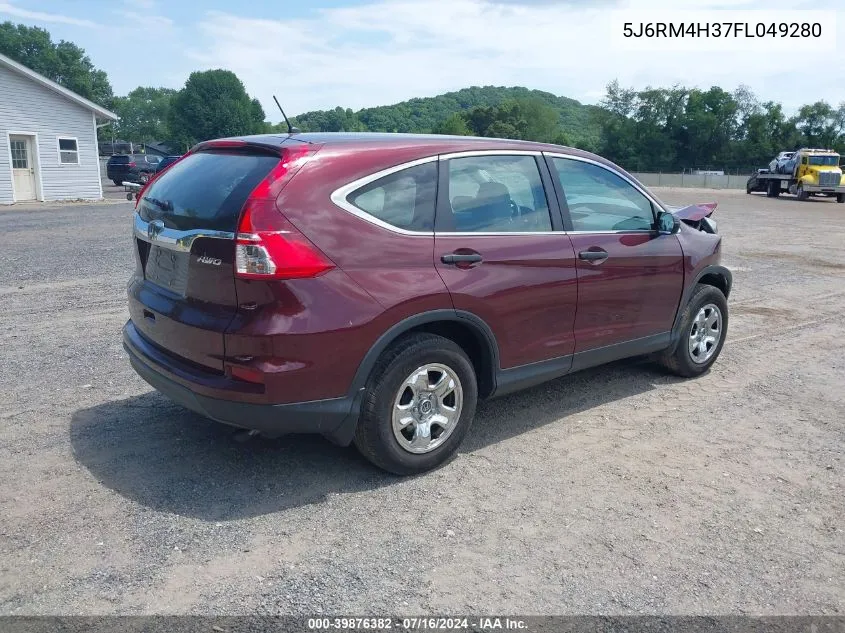 5J6RM4H37FL049280 2015 Honda Cr-V Lx