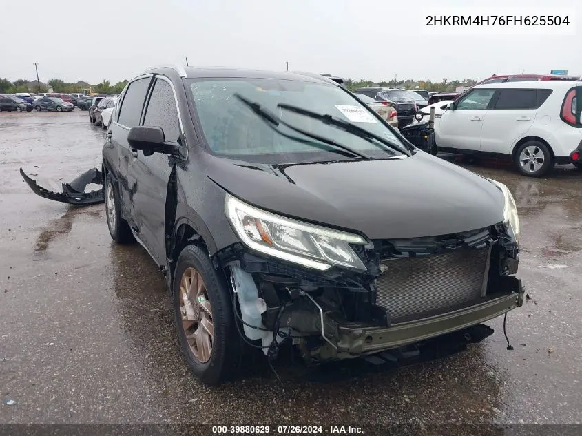 2HKRM4H76FH625504 2015 Honda Cr-V Ex-L