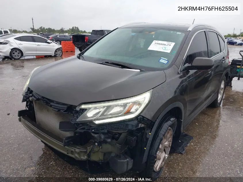 2HKRM4H76FH625504 2015 Honda Cr-V Ex-L