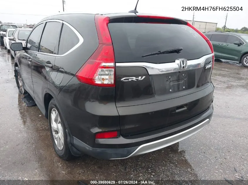 2HKRM4H76FH625504 2015 Honda Cr-V Ex-L