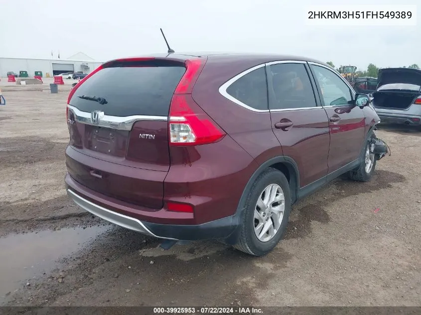 2HKRM3H51FH549389 2015 Honda Cr-V Ex