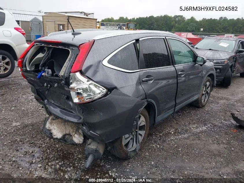 2015 Honda Cr-V Touring VIN: 5J6RM3H9XFL024582 Lot: 39945112