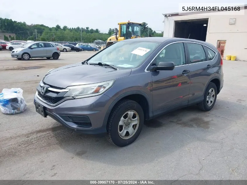 5J6RM4H34FL045168 2015 Honda Cr-V Lx