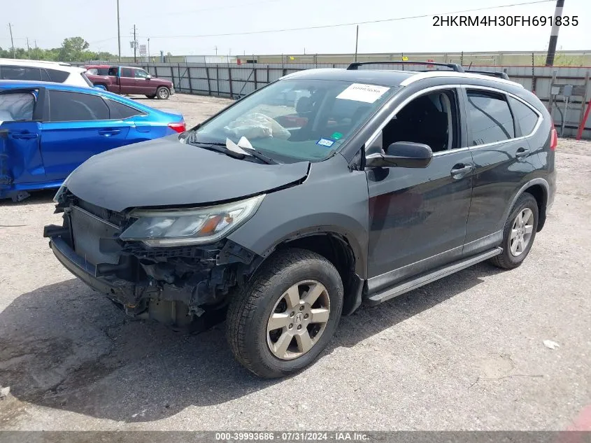 2HKRM4H30FH691835 2015 Honda Cr-V Lx