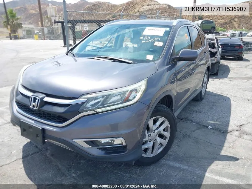 2HKRM3H77FH536907 2015 Honda Cr-V Ex-L