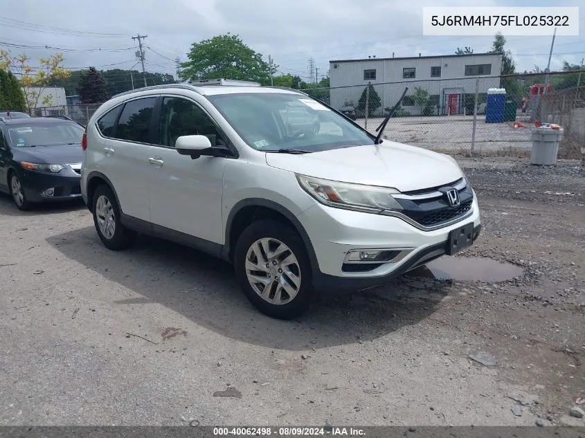 5J6RM4H75FL025322 2015 Honda Cr-V Ex-L