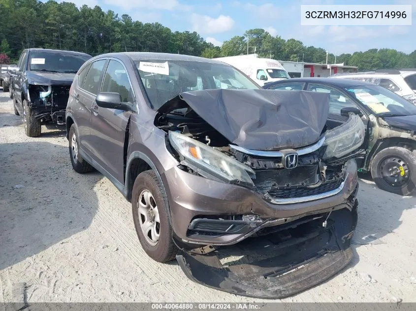 3CZRM3H32FG714996 2015 Honda Cr-V Lx