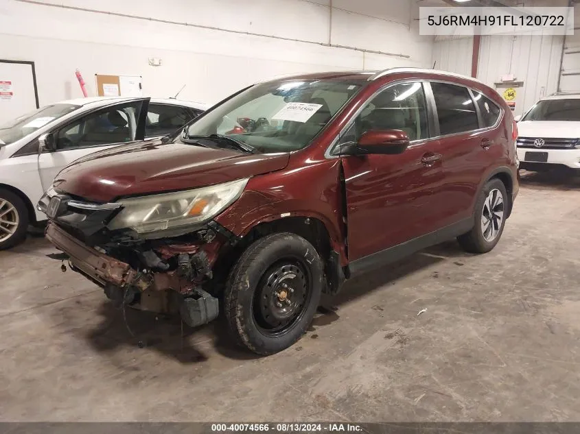 5J6RM4H91FL120722 2015 Honda Cr-V Touring