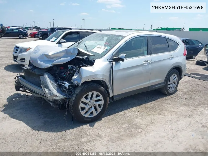 2HKRM3H51FH531698 2015 Honda Cr-V Ex