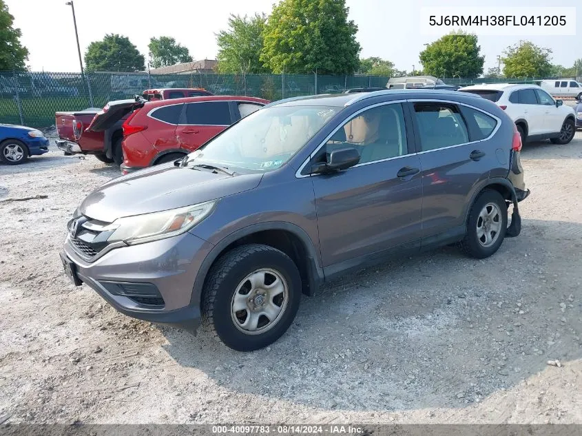 5J6RM4H38FL041205 2015 Honda Cr-V Lx