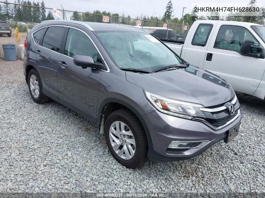 2HKRM4H74FH628630 2015 Honda Cr-V Ex-L