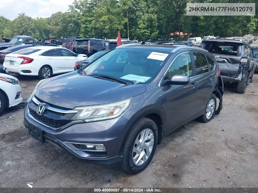 2HKRM4H77FH612079 2015 Honda Cr-V Ex-L