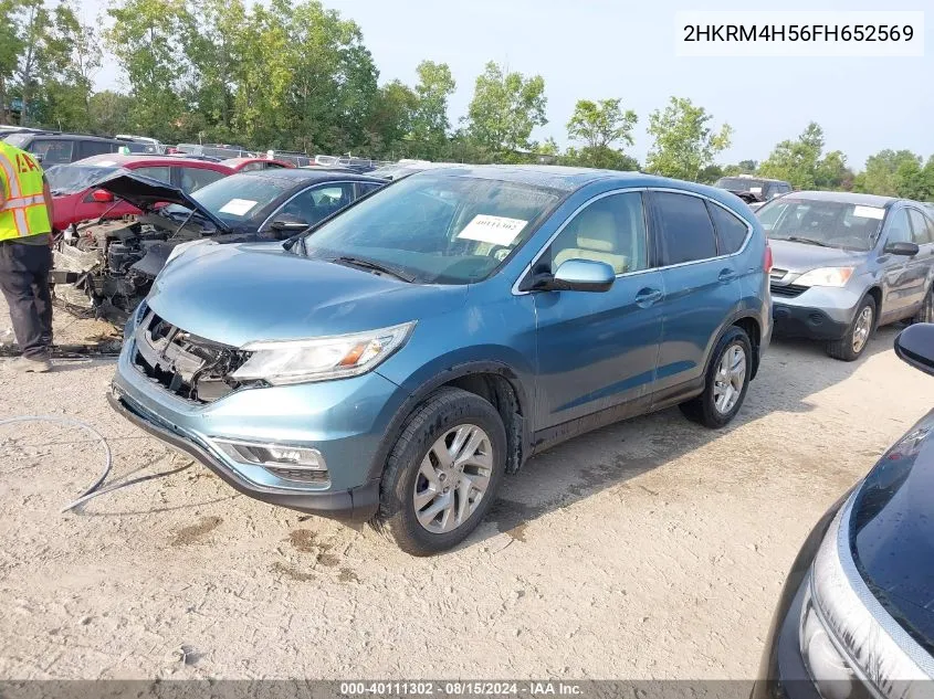 2015 Honda Cr-V Ex VIN: 2HKRM4H56FH652569 Lot: 40111302