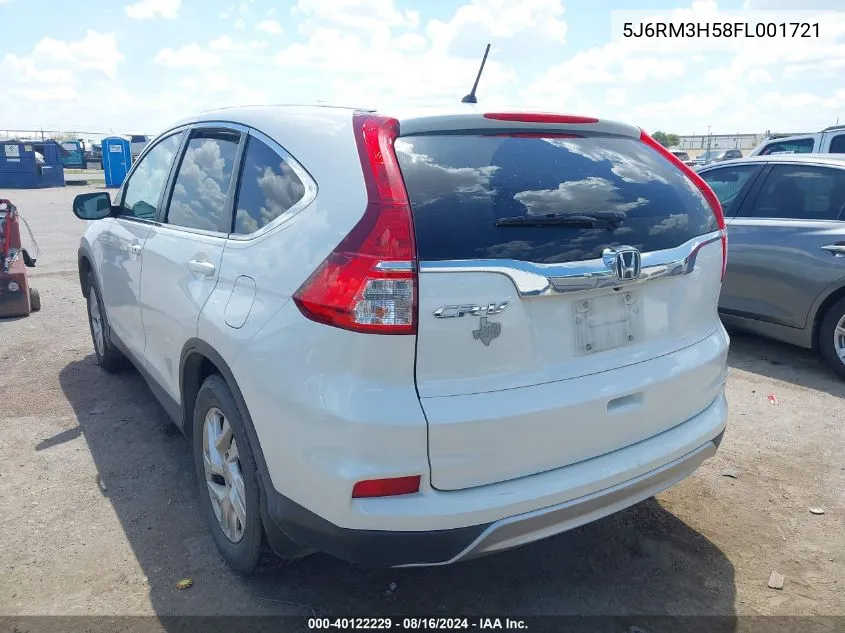 5J6RM3H58FL001721 2015 Honda Cr-V Ex