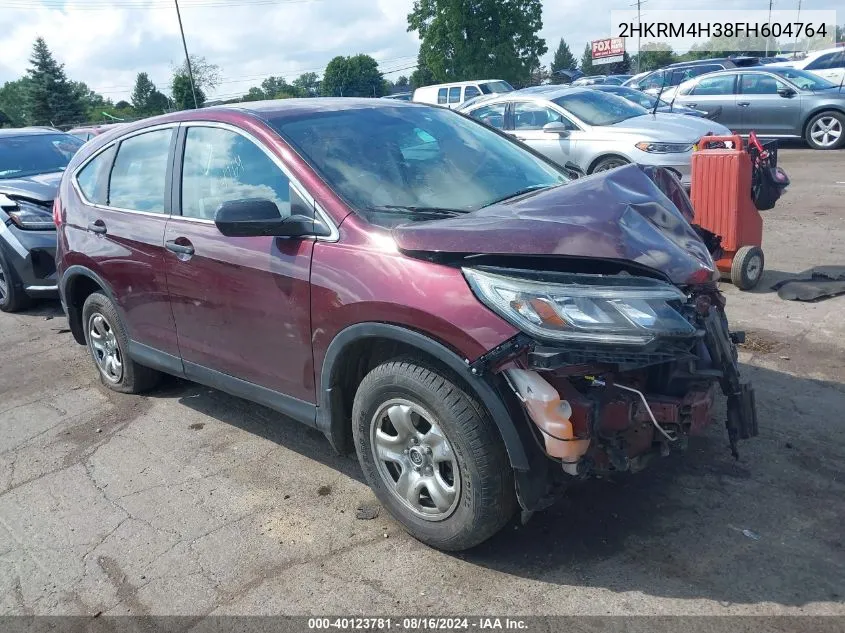 2HKRM4H38FH604764 2015 Honda Cr-V Lx