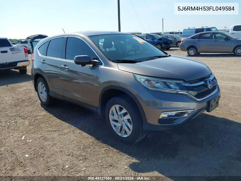 2015 Honda Cr-V Ex VIN: 5J6RM4H53FL049584 Lot: 40127050