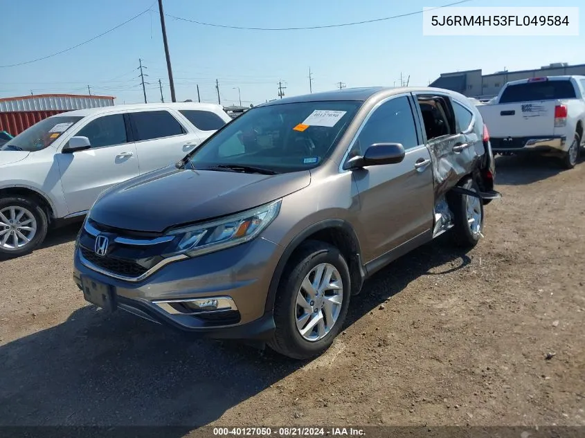 2015 Honda Cr-V Ex VIN: 5J6RM4H53FL049584 Lot: 40127050