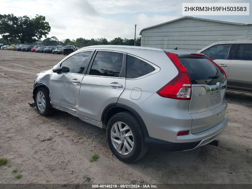 2015 Honda Cr-V Ex VIN: 2HKRM3H59FH503583 Lot: 40140219