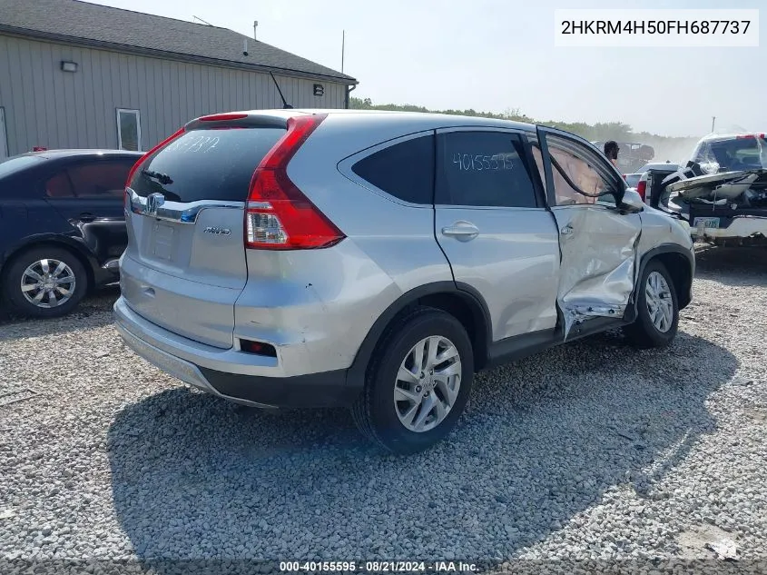 2015 Honda Cr-V Ex VIN: 2HKRM4H50FH687737 Lot: 40155595