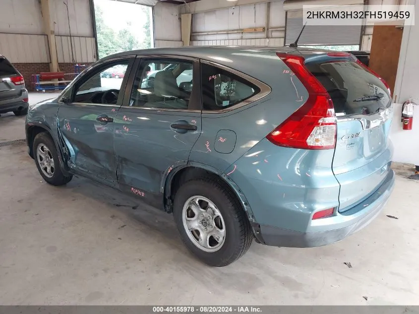 2HKRM3H32FH519459 2015 Honda Cr-V Lx