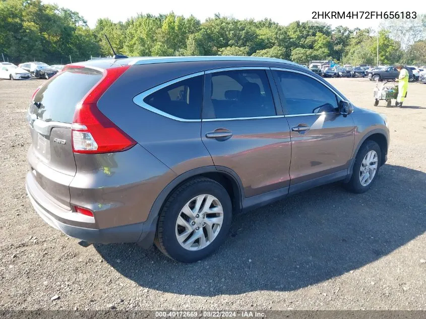 2HKRM4H72FH656183 2015 Honda Cr-V Exl