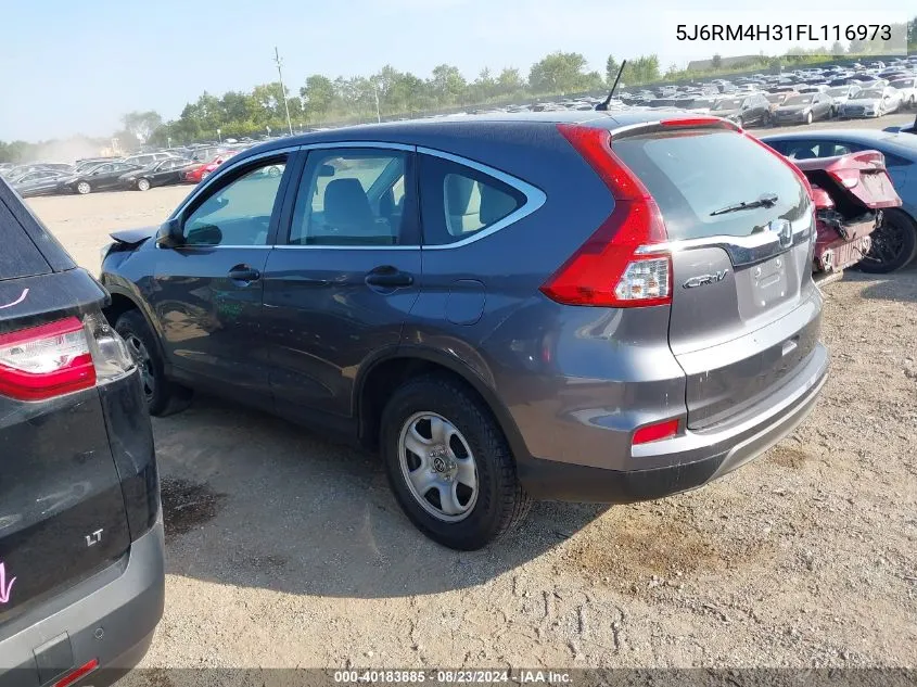 5J6RM4H31FL116973 2015 Honda Cr-V Lx