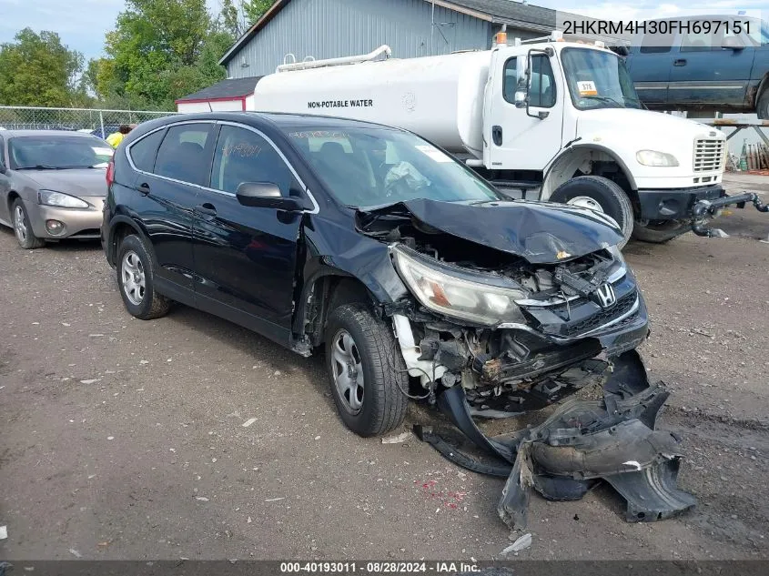 2HKRM4H30FH697151 2015 Honda Cr-V Lx