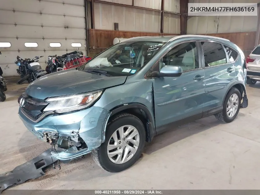 2HKRM4H77FH636169 2015 Honda Cr-V Ex-L