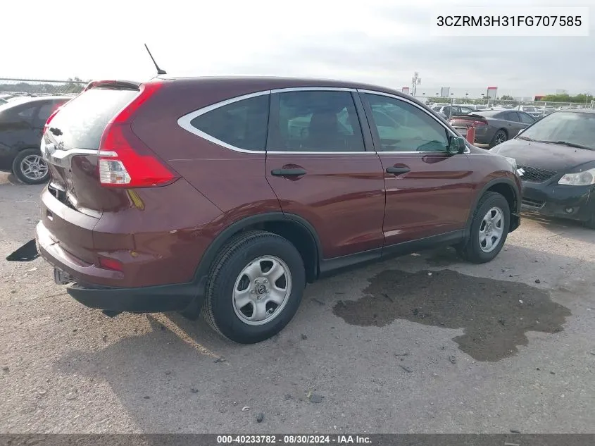 3CZRM3H31FG707585 2015 Honda Cr-V Lx