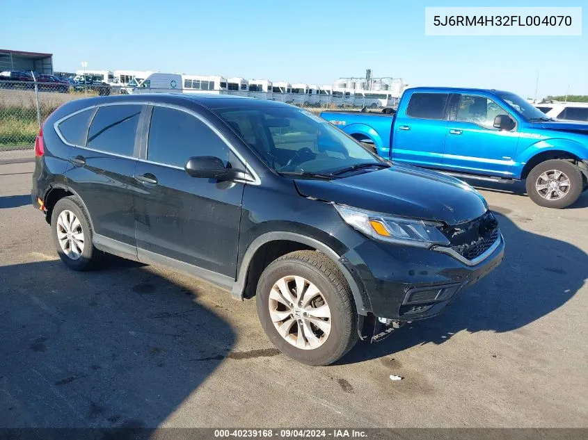 2015 Honda Cr-V Lx VIN: 5J6RM4H32FL004070 Lot: 40239168