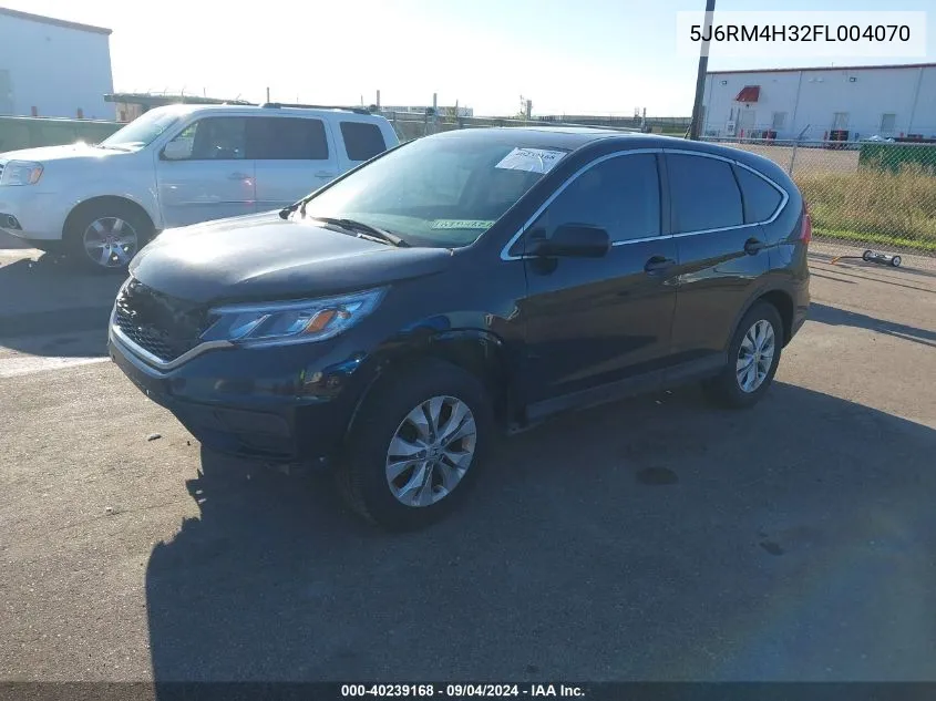 2015 Honda Cr-V Lx VIN: 5J6RM4H32FL004070 Lot: 40239168