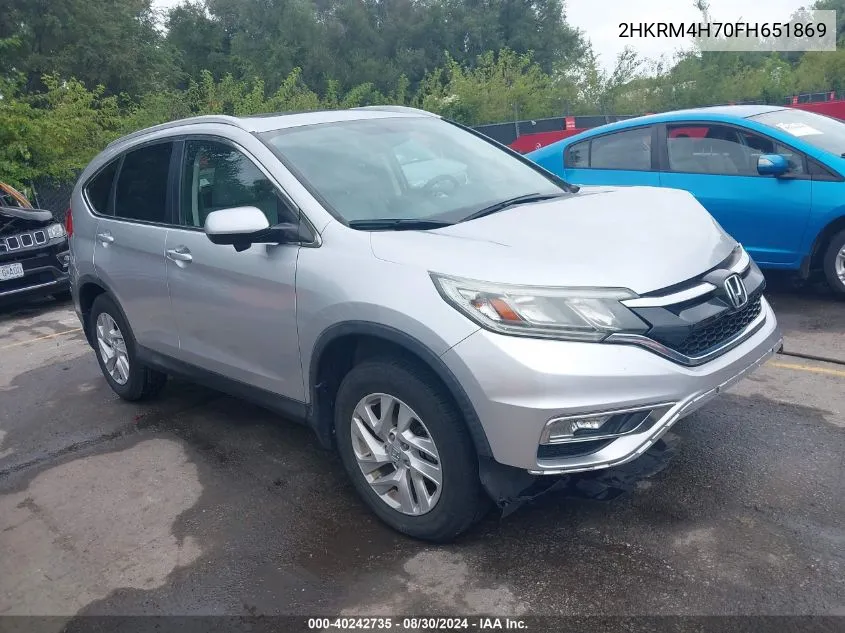 2HKRM4H70FH651869 2015 Honda Cr-V Ex-L