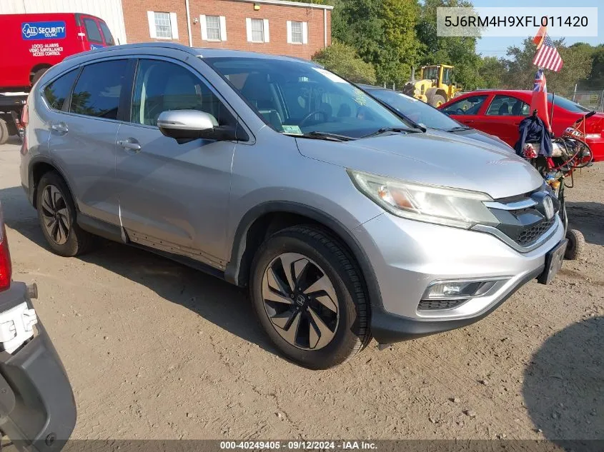 5J6RM4H9XFL011420 2015 Honda Cr-V Touring