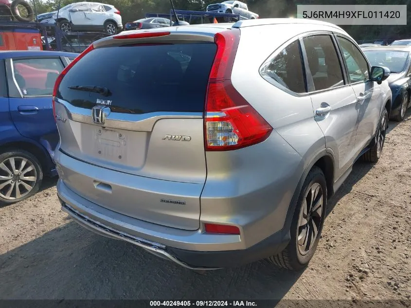 5J6RM4H9XFL011420 2015 Honda Cr-V Touring