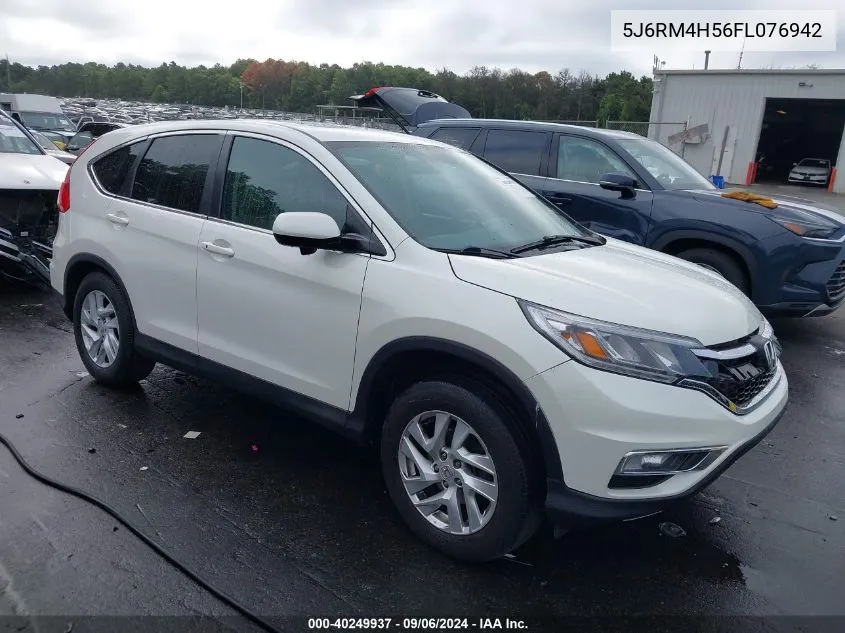 2015 Honda Cr-V Ex VIN: 5J6RM4H56FL076942 Lot: 40249937