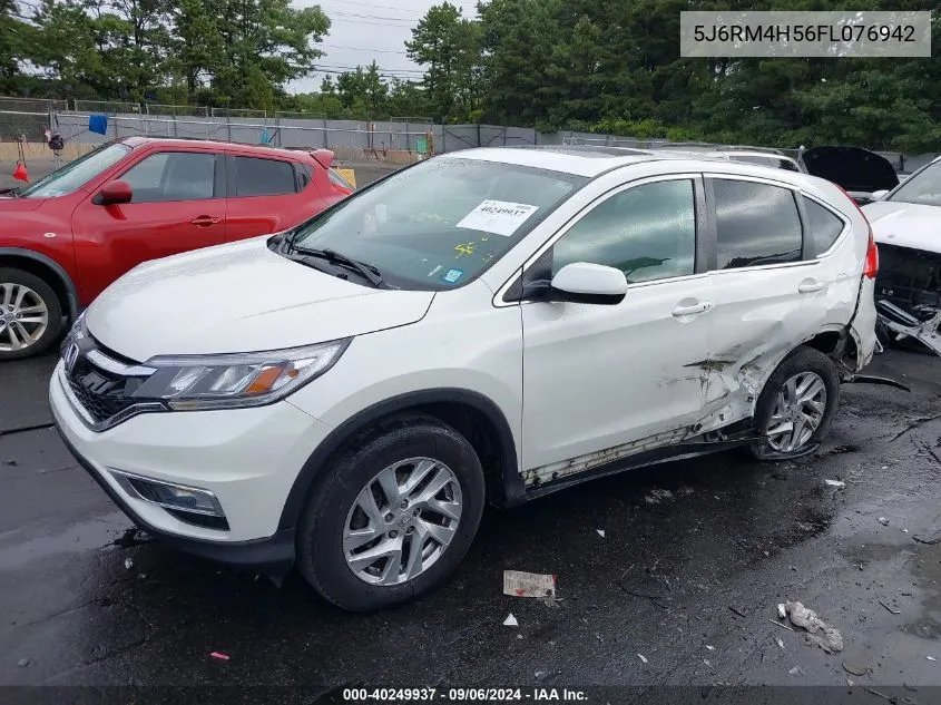 2015 Honda Cr-V Ex VIN: 5J6RM4H56FL076942 Lot: 40249937