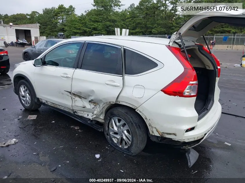 2015 Honda Cr-V Ex VIN: 5J6RM4H56FL076942 Lot: 40249937