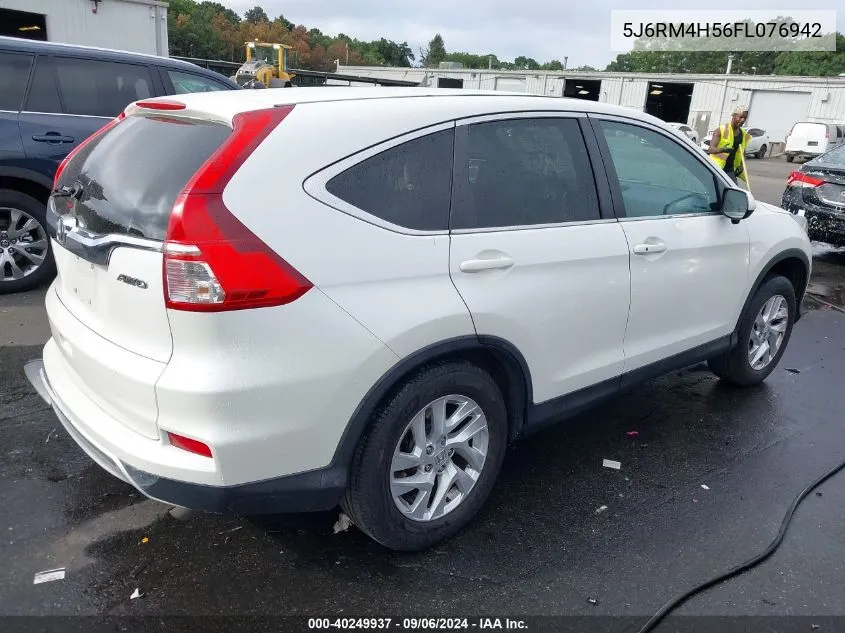 2015 Honda Cr-V Ex VIN: 5J6RM4H56FL076942 Lot: 40249937