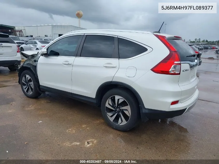 2015 Honda Cr-V Touring VIN: 5J6RM4H97FL089377 Lot: 40253487