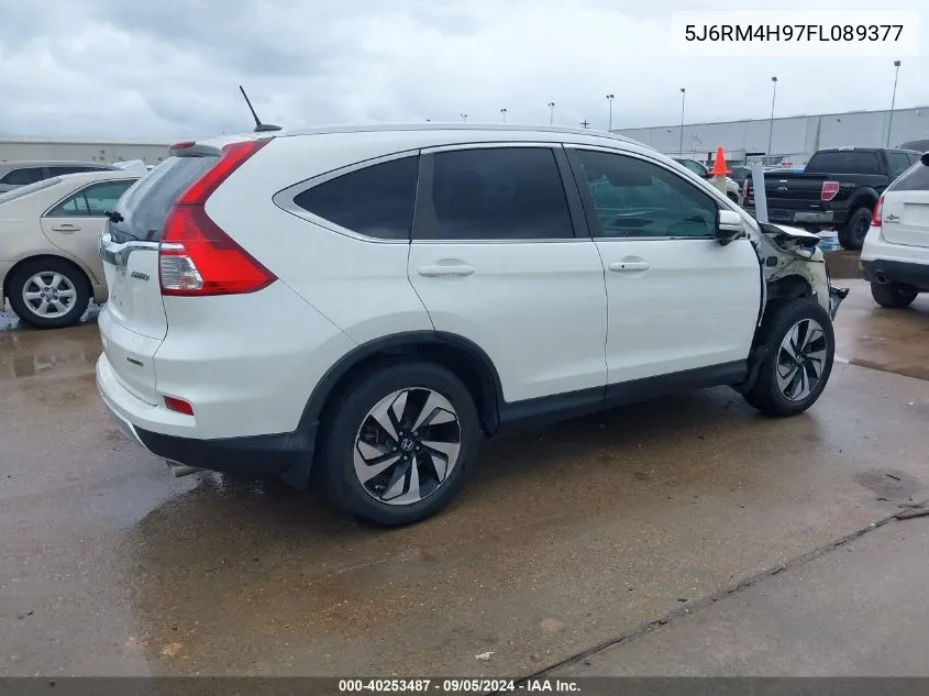 2015 Honda Cr-V Touring VIN: 5J6RM4H97FL089377 Lot: 40253487