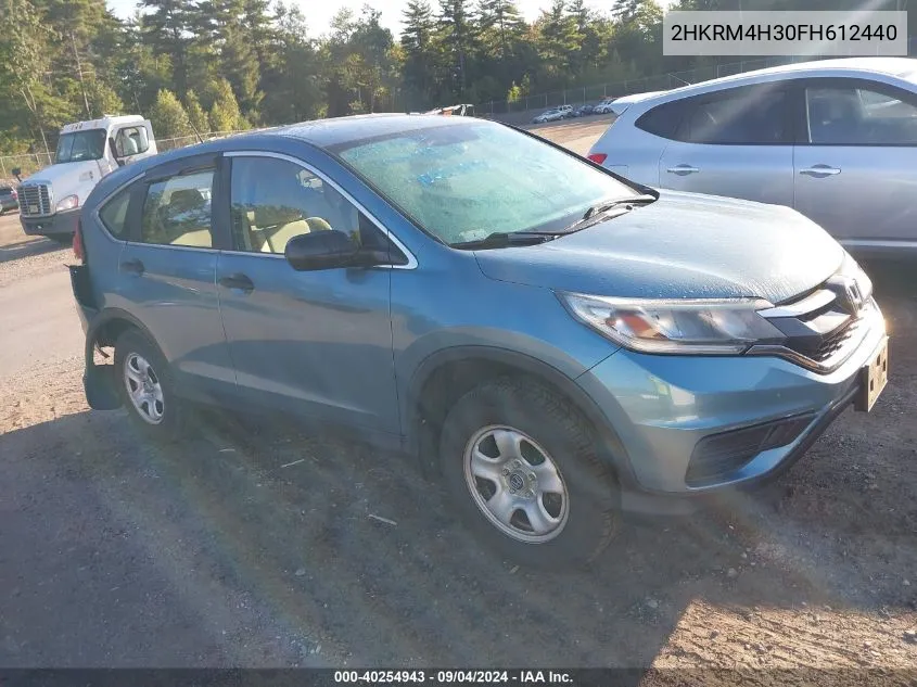 2015 Honda Cr-V Lx VIN: 2HKRM4H30FH612440 Lot: 40254943