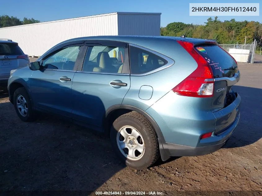 2HKRM4H30FH612440 2015 Honda Cr-V Lx