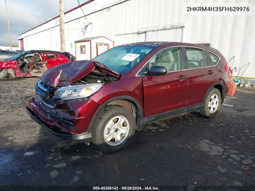 2015 Honda Cr-V Lx VIN: 2HKRM4H35FH629976 Lot: 40256142