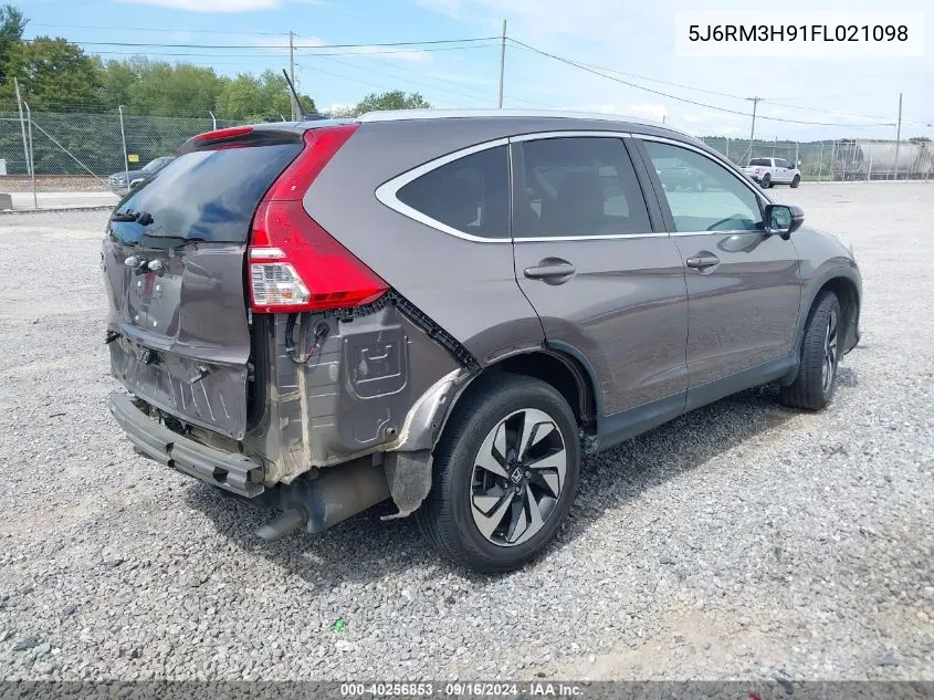 2015 Honda Cr-V Touring VIN: 5J6RM3H91FL021098 Lot: 40256853