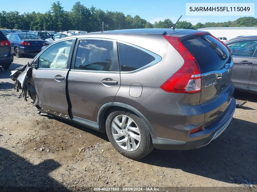 2015 Honda Cr-V Ex VIN: 5J6RM4H55FL115049 Lot: 40257588